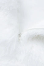 Feather trim mini dress - View 8 | WEUXS