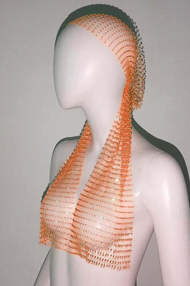 Party Art Rhinestone Hair Net | Dress In Beauty