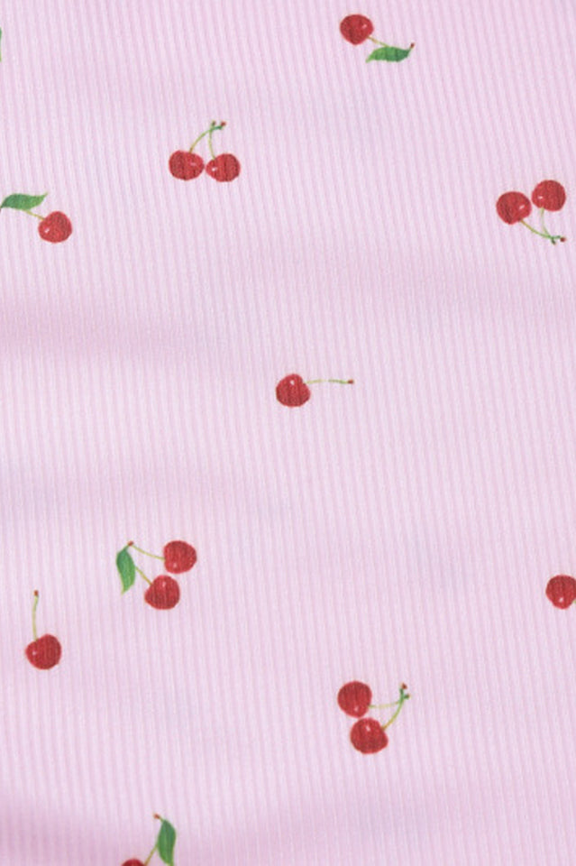 Cherry Print Spaghetti Strap Mermaid Dress | Dress In Beauty