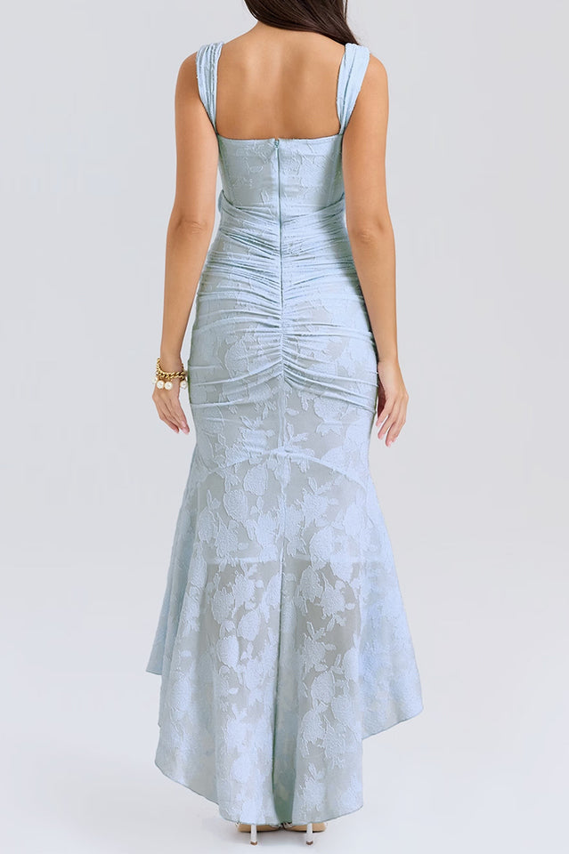 Cesca Retro Cream White Floral Maxi Dress | Dress In Beauty