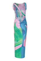 Abstract print maxi dress - View 17 | WEUXS