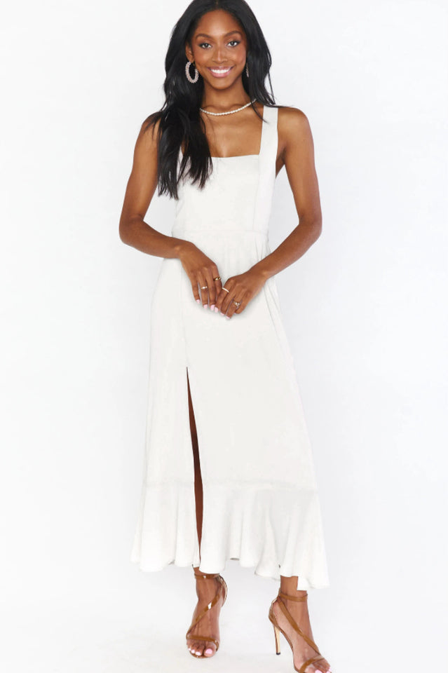 Tie Shoulder Boho Midi Dress | Dress In Beauty