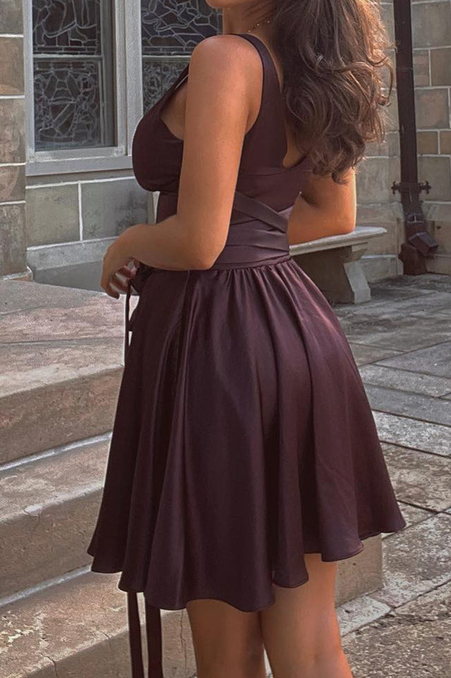 Shima Ivory Flowy Mini Dress | Dress In Beauty