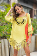 Tassel Loose Style Beach Cover Up | Dress In Beauty