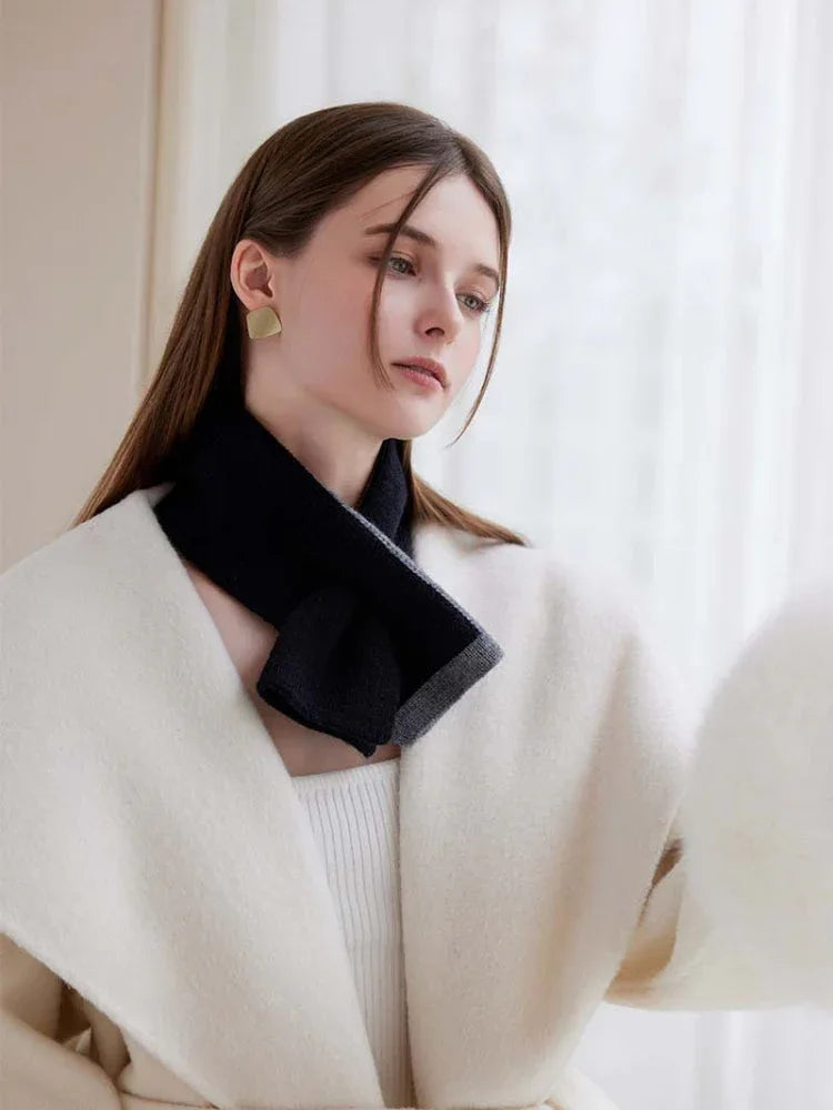 Knit Cross Scarf - View 14 | WEUXS