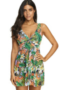 (S-3XL) Floral High Waist Tankini 2 Piece Set | Dress In Beauty