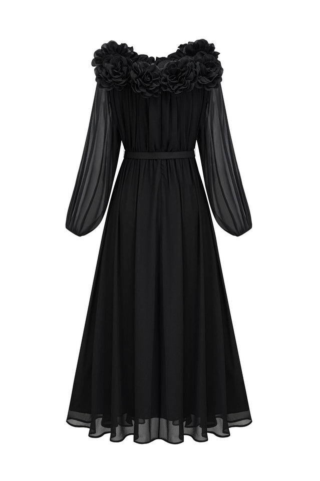 Ascella Flower Shoulder Maxi Dress | Dress In Beauty