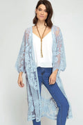 Hollow Out Lace Kimono Cover Up | Dress In Beauty