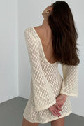 Kayleigh Crochet Knit Mini Dress | Dress In Beauty