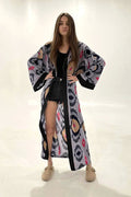 Brigitte One Of A Kind Ikat Maxi Kimono | Dress In Beauty