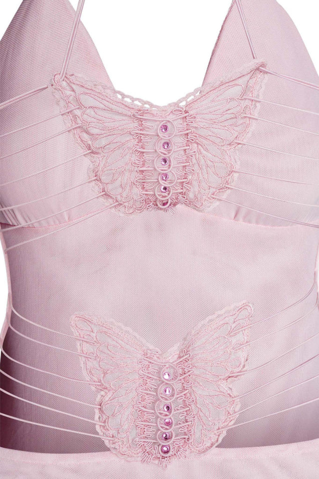 Butterfly Backless Midi Dress | Dress In Beauty