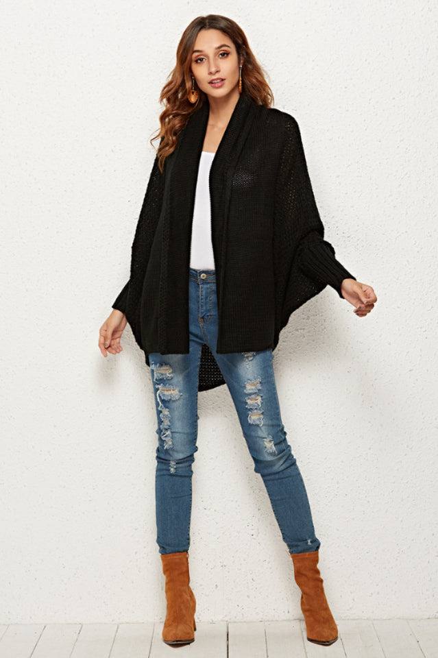 Open Front Batwing Sleeve Cardigan | Dress In Beauty