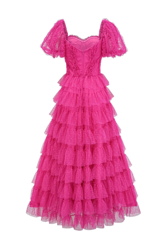 Lisette Ruffle Off Shoulder Gown | Dress In Beauty