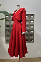 Women's midi dress and jacket set - View 17 | WEUXS