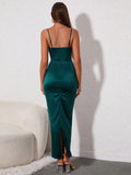 Maxi Cami Dress with Slit - View 8 | WEUXS