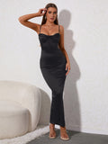 Maxi Cami Dress with Slit - View 21 | WEUXS