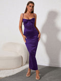 Maxi Cami Dress with Slit - View 25 | WEUXS