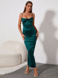 Maxi Cami Dress with Slit - View 7 | WEUXS