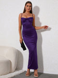 Maxi Cami Dress with Slit - View 29 | WEUXS