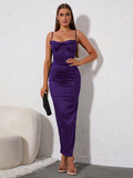 Maxi Cami Dress with Slit - View 30 | WEUXS
