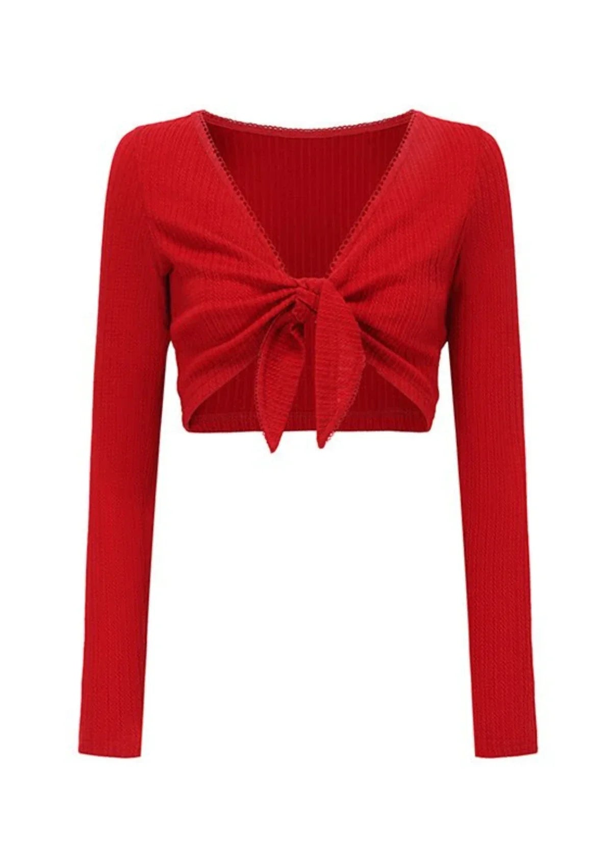 Cotton mini dress with ruffles - View 12 | WEUXS