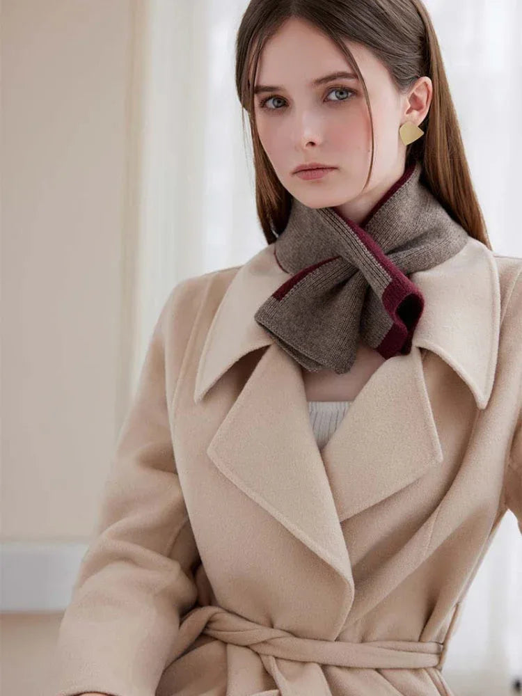 Knit Cross Scarf - View 19 | WEUXS