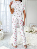 Ribbed Cherry Pajama Set - View 20 | WEUXS