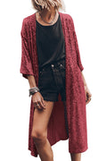 Sequin Open Front Duster Cardigan | Dress In Beauty