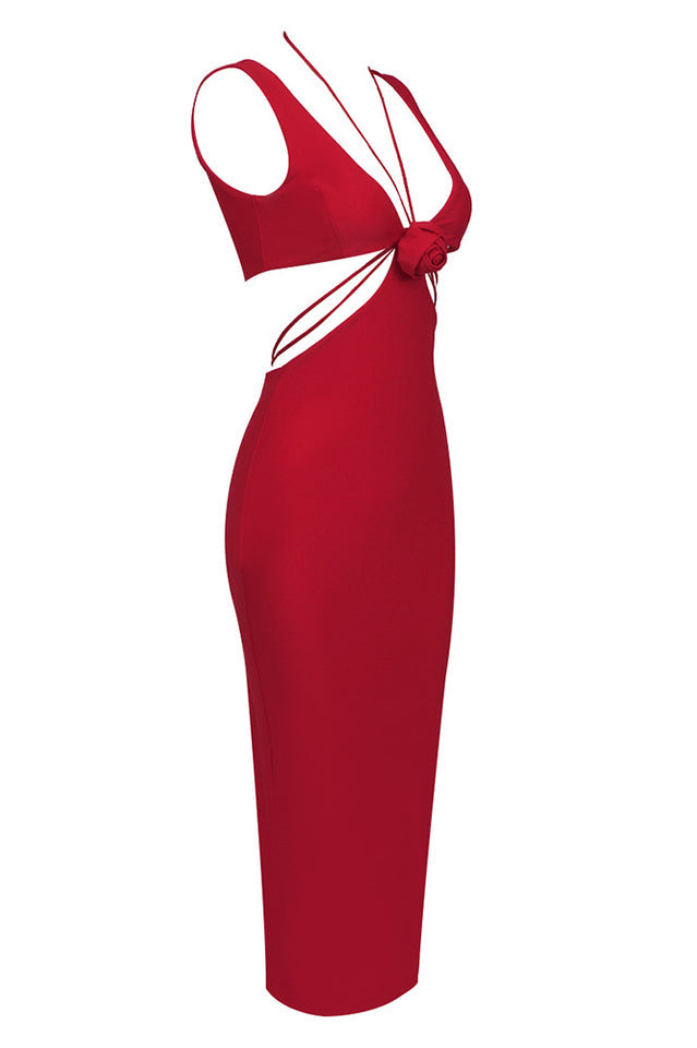 Alize Flower Embellished Maxi Dress | Dress In Beauty