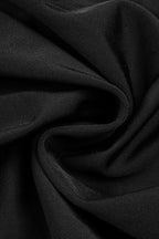 Ruched mock neck minidress with flower appliqué - View 18 | WEUXS