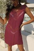 Openwork Sleeveless Cover-Up Dress | Dress In Beauty