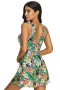 (S-3XL) Floral High Waist Tankini 2 Piece Set | Dress In Beauty