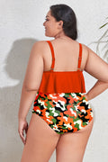 (L-4XL) Floral High Waist Bikini Set | Dress In Beauty