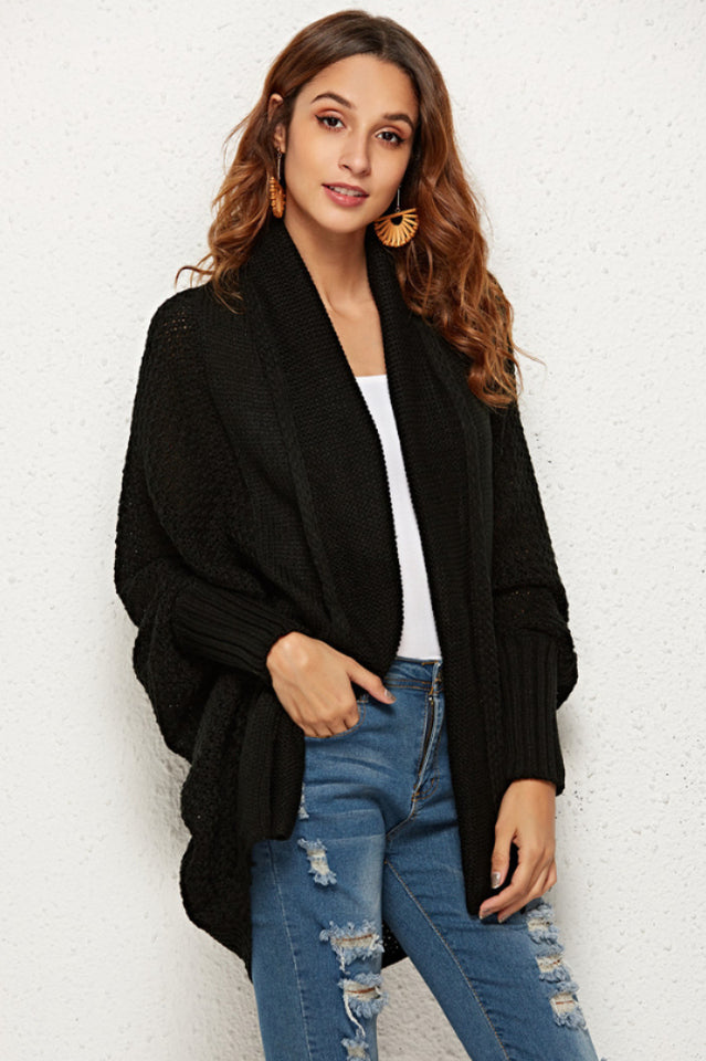Open Front Batwing Sleeve Cardigan | Dress In Beauty