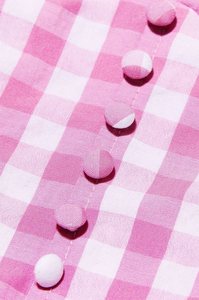 Brigite Plaid Cotton Dress | Dress In Beauty