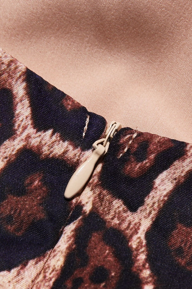 Jacqueline Backless Cheetah Print Mini Dress | Dress In Beauty