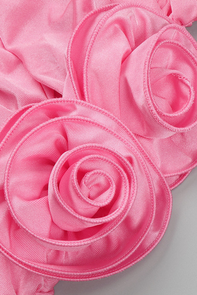 Flower Appliqué Cut Out Minidress | Dress In Beauty