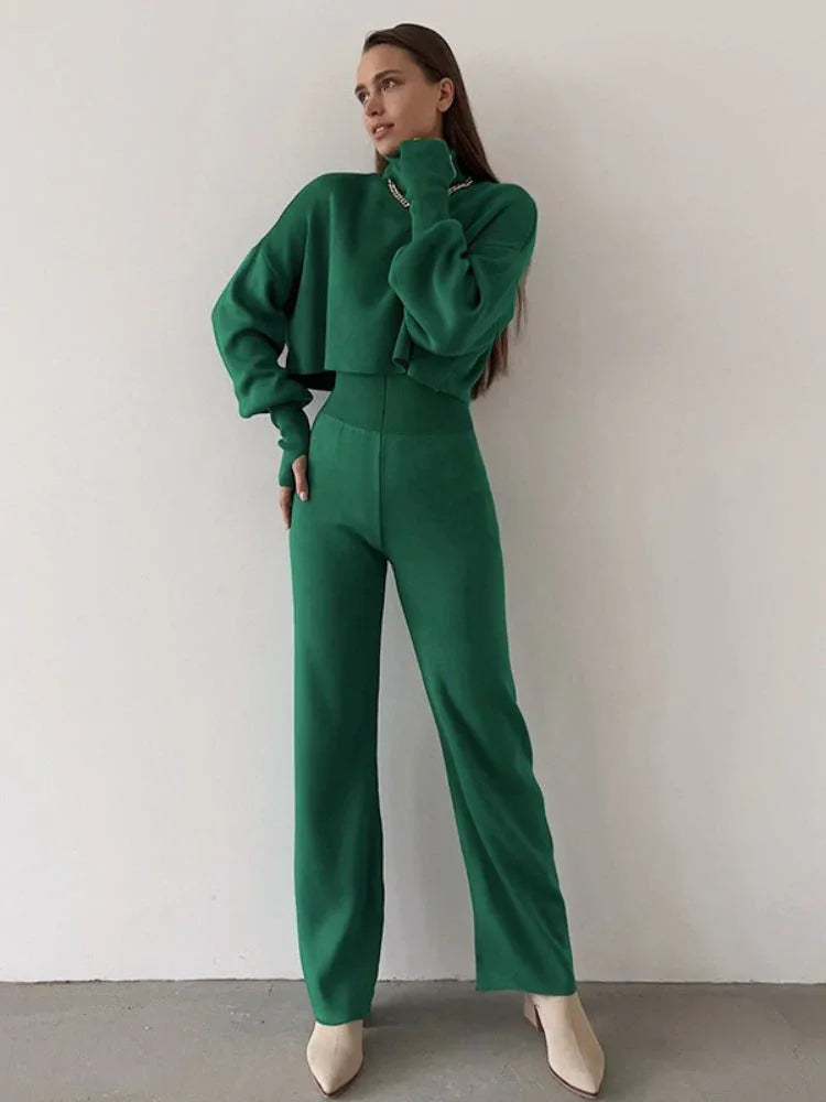 Ribbed knit loungewear set - View 6 | WEUXS