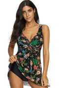 (S-3XL) Floral High Waist Tankini 2 Piece Set | Dress In Beauty