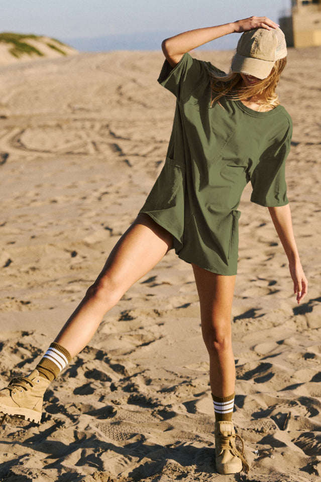 Koton Boat Neck Playsuit | Dress In Beauty