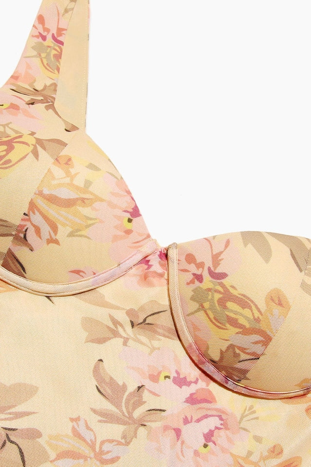 Robina Floral Bustier Bodice Gown | Dress In Beauty