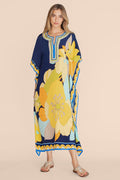 Oversize V-Neck Kaftan | Dress In Beauty