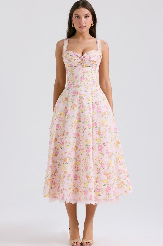 Rosalee Print Cotton Sundress | Dress In Beauty