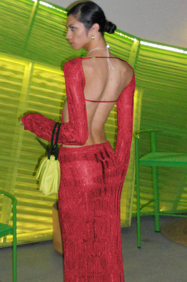 Moss Green Metallic Umbra Dress | Dress In Beauty