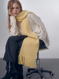 Soft Chunky Knit Oversized Scarf - View 7 | WEUXS