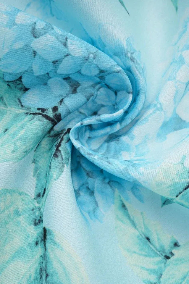 Floral print mini dress with puff sleeves and tiered ruffle hem - View 11 | WEUXS