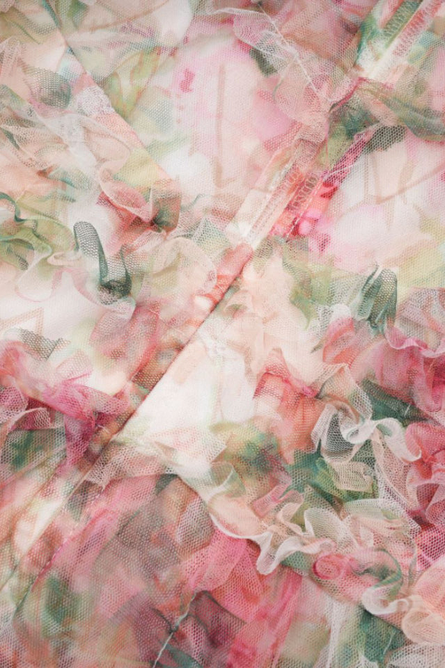 Aurora Floral Mesh Dress | Dress In Beauty