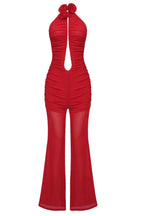 Vissarion 3D Flower Pleat Jumpsuit - WEUXS