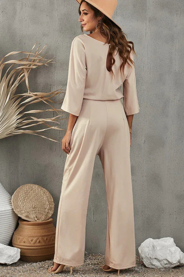 Belted Wide Leg Jumpsuit Secondary image