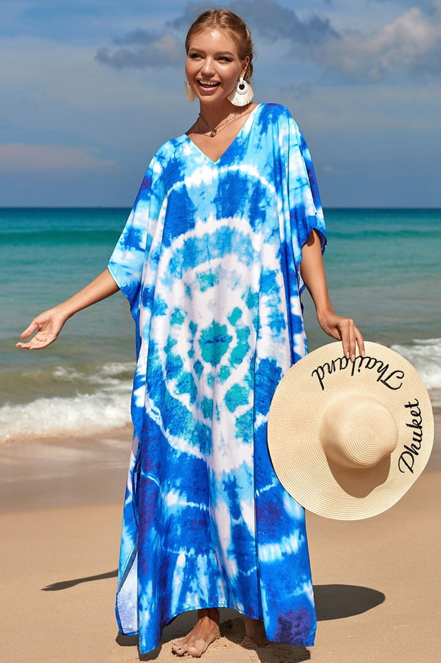 Tropical Pattern Kimono Blouse ( 29 Colors ) | Dress In Beauty